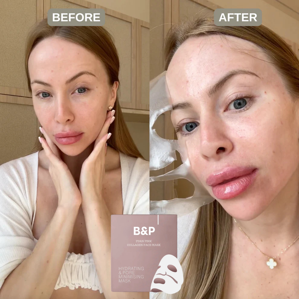 B&P® Salmon PDRN Pink Collagen Face Mask